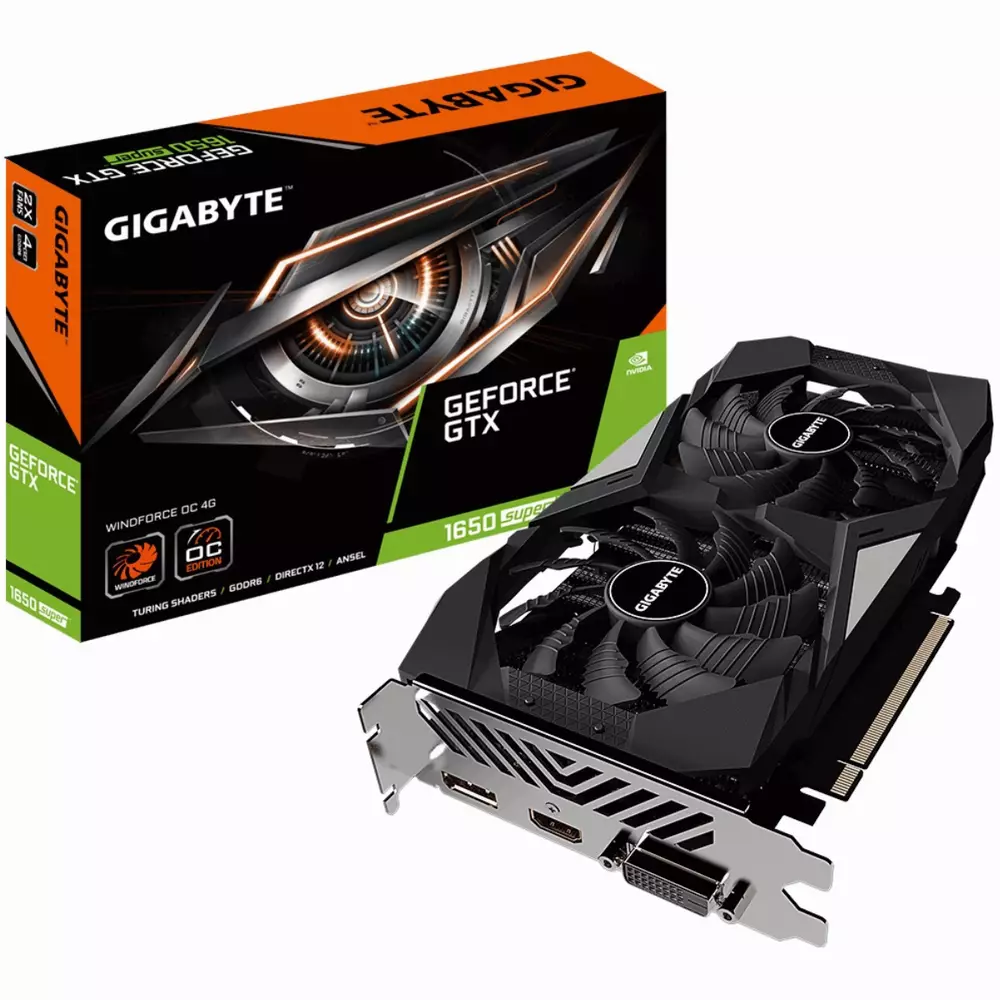 Видео карта GIGABYTE GeForce GTX 1650 SUPER WINDFORCE OC 4GB