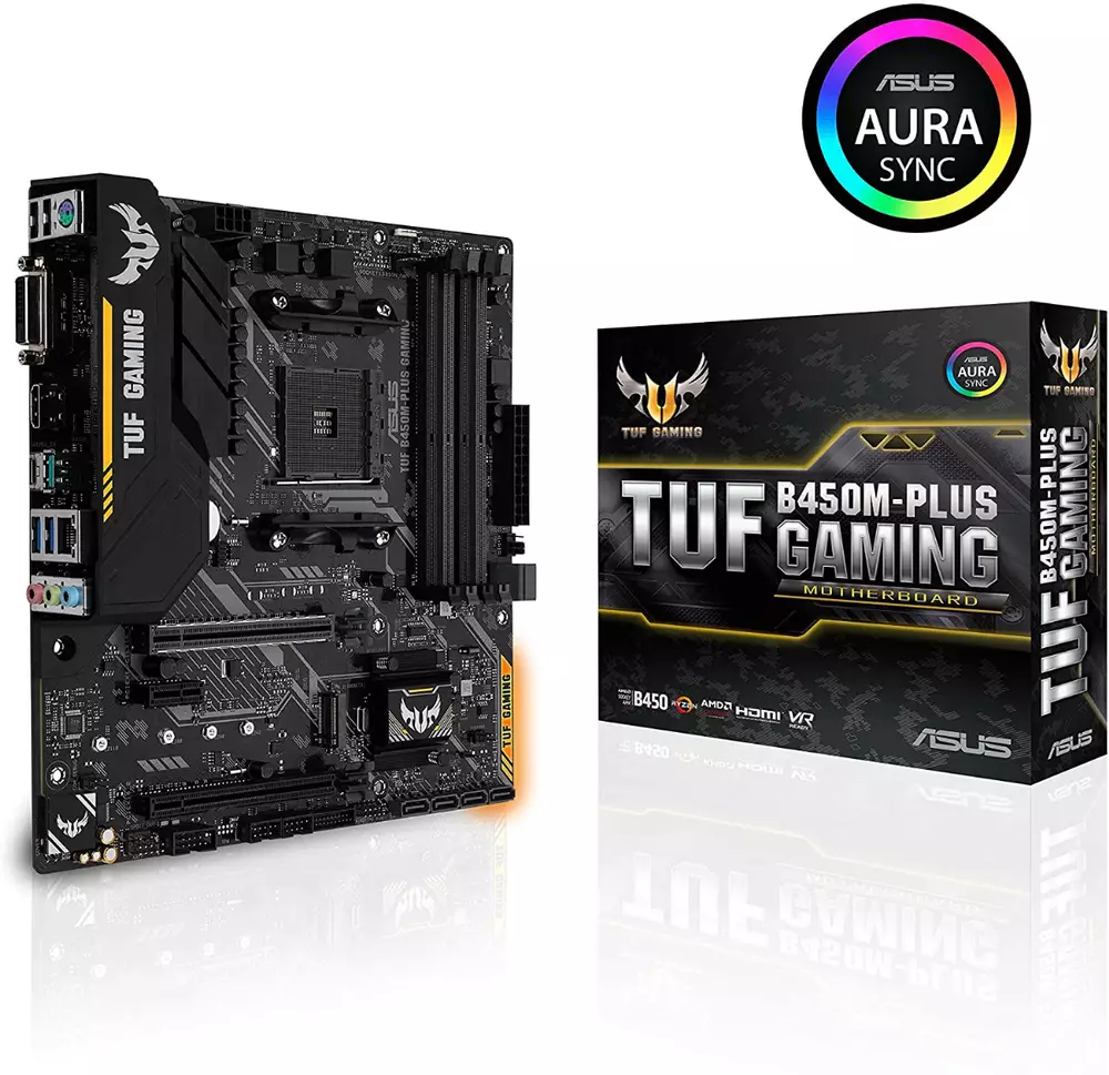 Дънна платка ASUS TUF B450M-PLUS GAMING