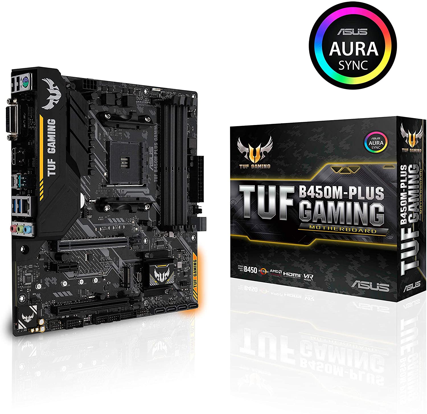 Дънна платка ASUS TUF B450M-PLUS GAMING