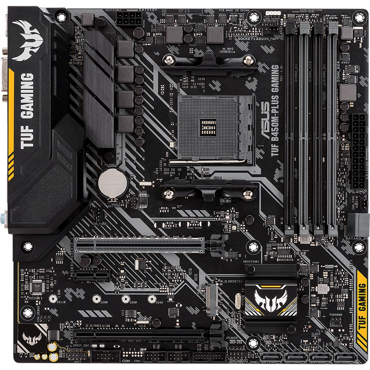 Дънна платка ASUS TUF B450M-PLUS GAMING