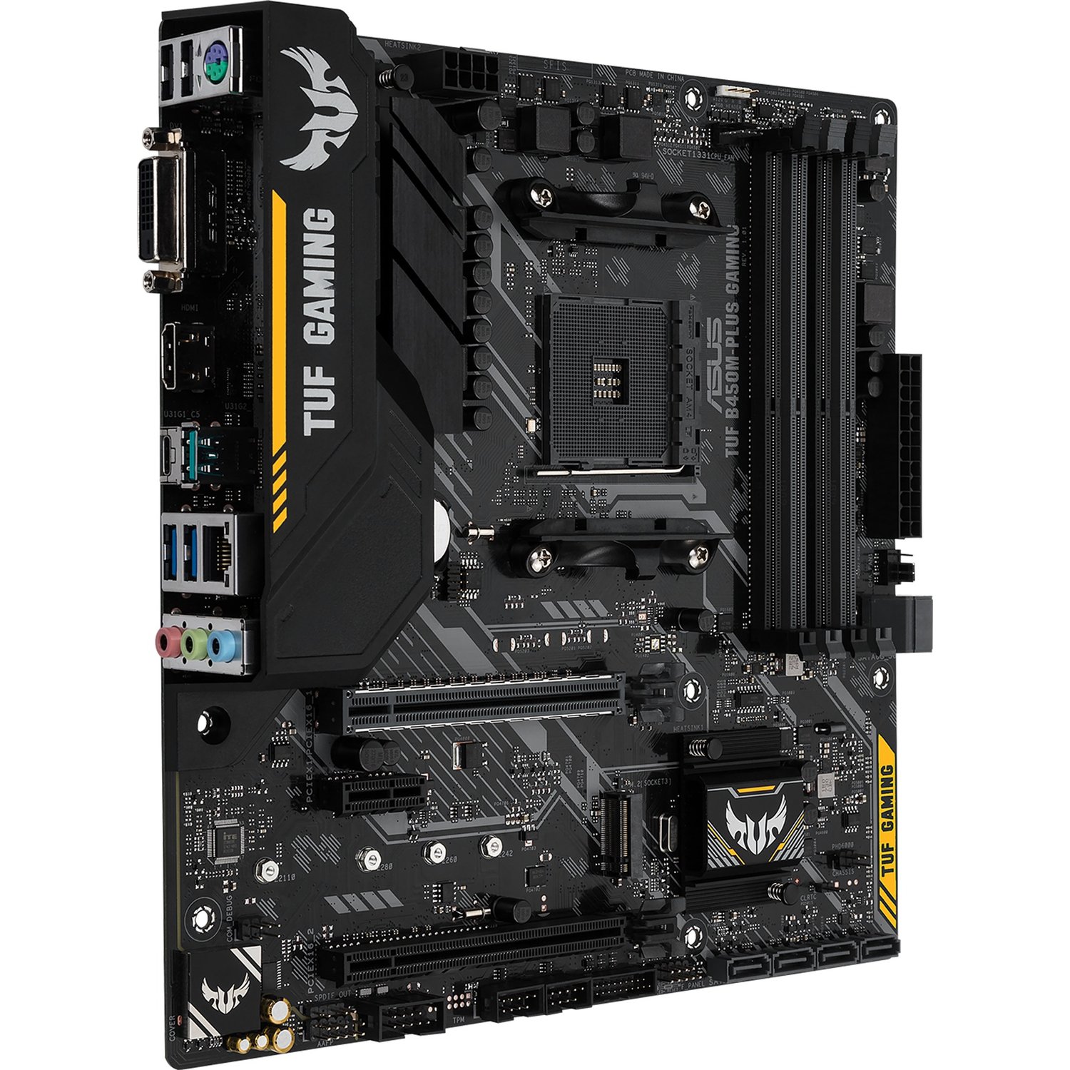 Дънна платка ASUS TUF B450M-PLUS GAMING