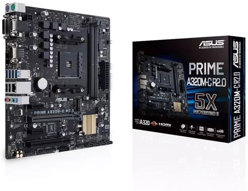 Дънна платка ASUS PRIME A320M-C R2.0