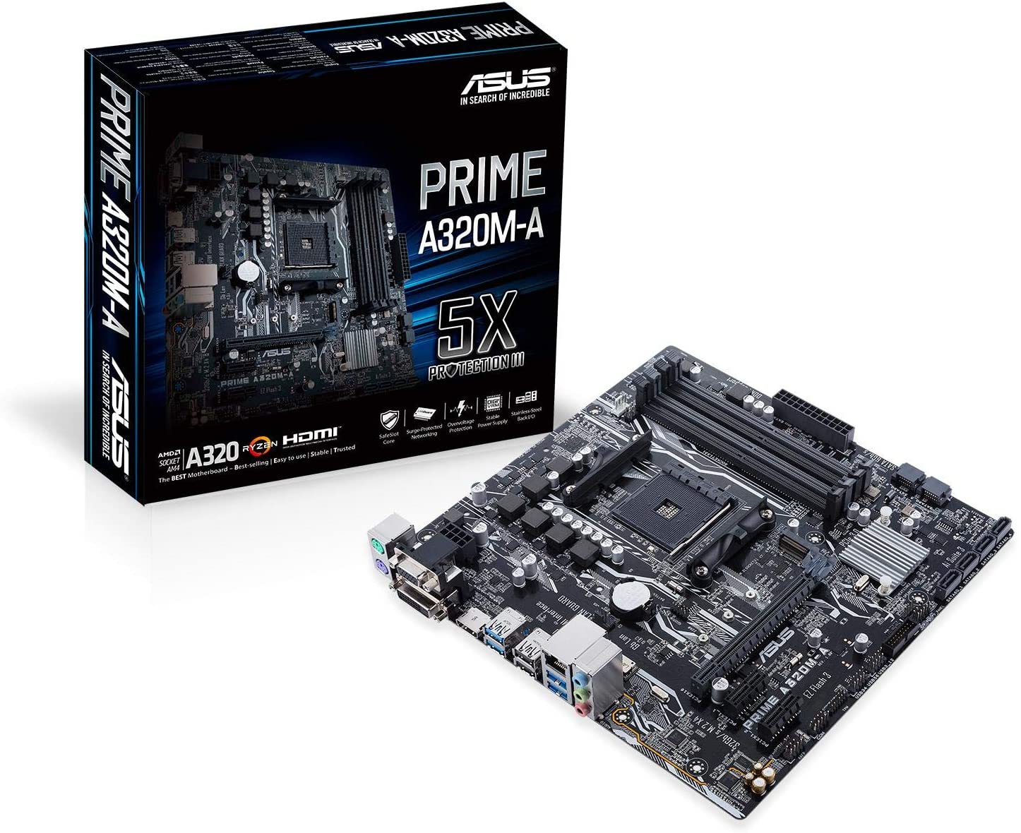 Дънна платка ASUS PRIME A320M-A 