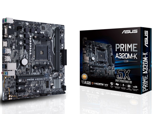 Дънна платка ASUS PRIME A320M-K/CSM 