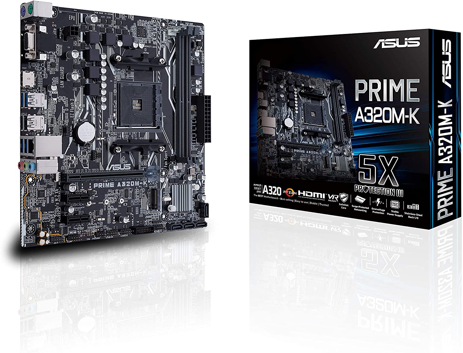 Дънна платка ASUS PRIME A320M-K