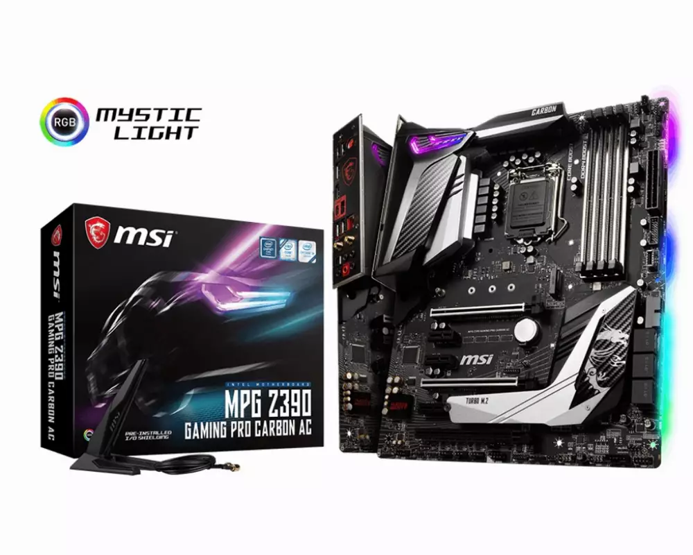 Дънна платка MSI MPG Z390 GAM PRO CARBON AC