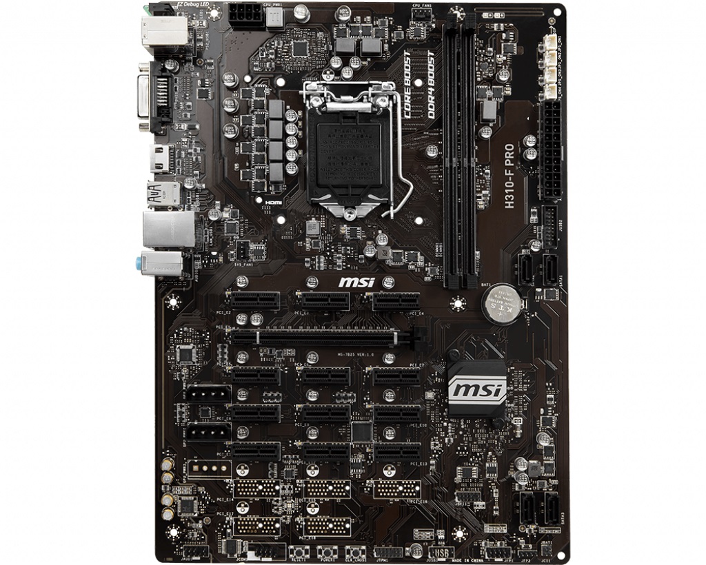 Дънна платка MSI H310-F PRO