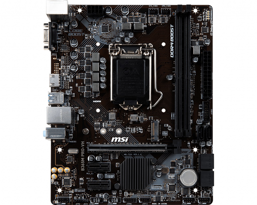 Дънна платка MSI B365M PRO-VH