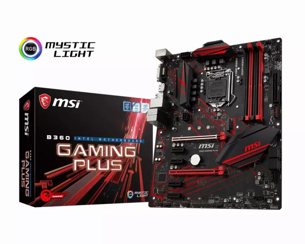 Дънна платка MSI B360 GAMING PLUS