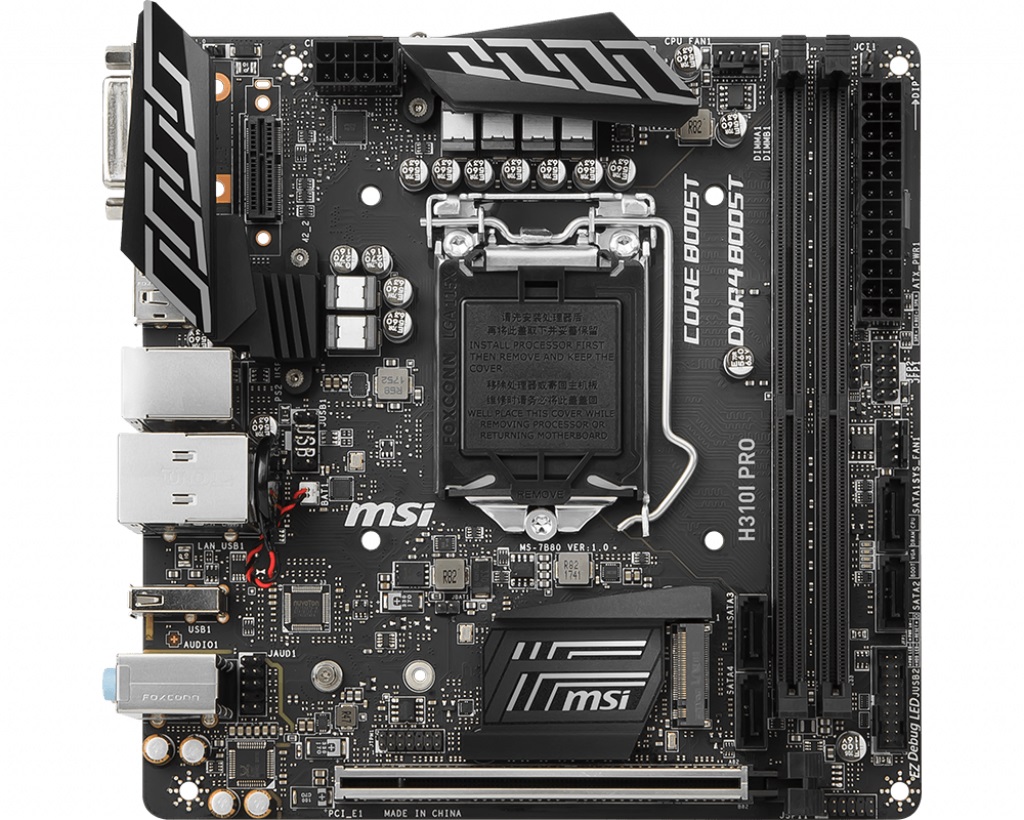Дънна платка MSI H310I PRO