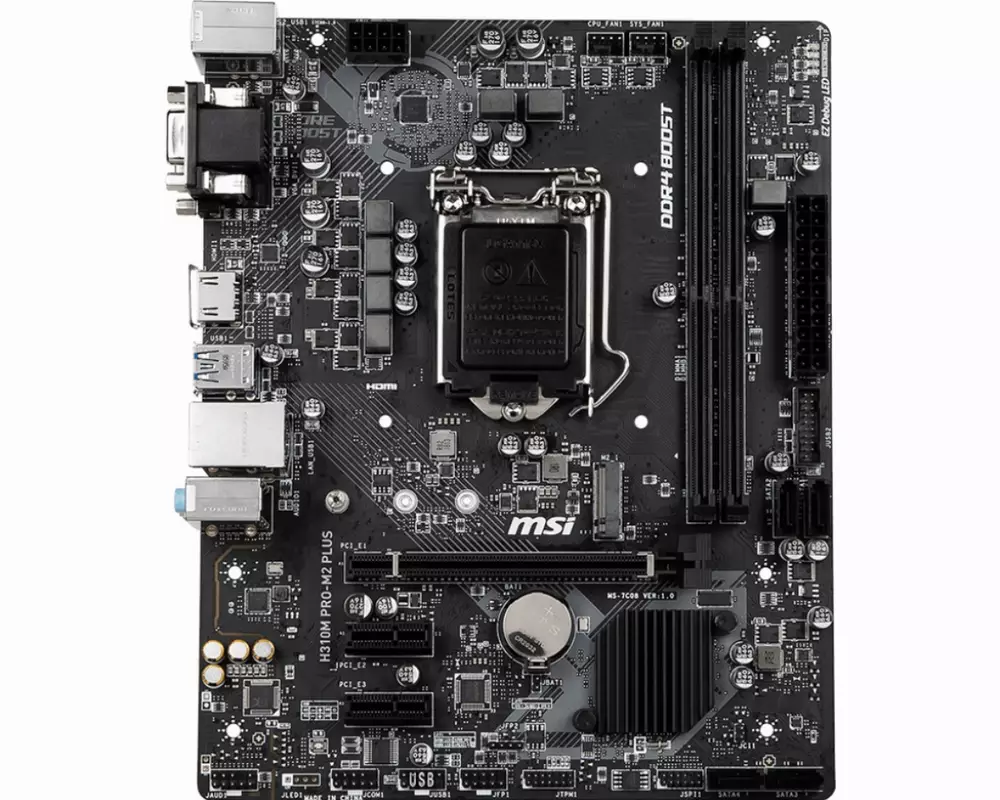 Дънна платка MSI H310M PRO-M2 PLUS