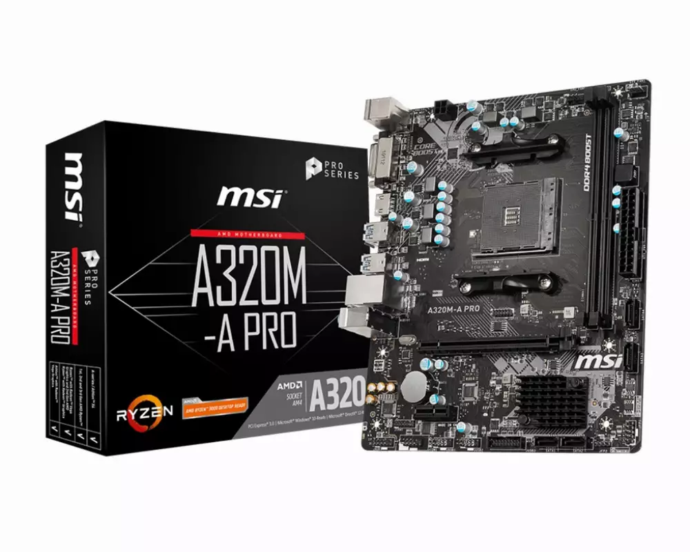 Дънна платка MSI A320M-A PRO
