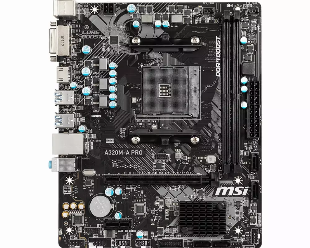 Дънна платка MSI A320M-A PRO