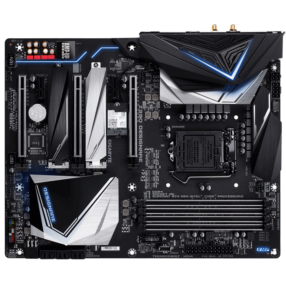 Дънна платка GIGABYTE Z390 DESIGNARE (WI-FI)