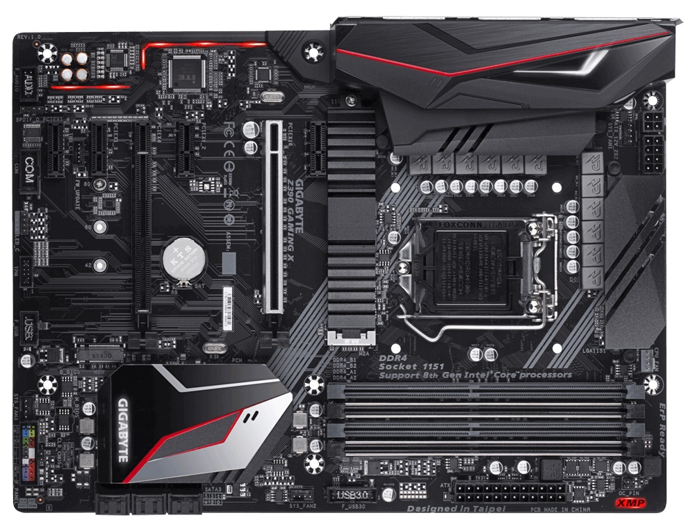 Дънна платка GIGABYTE Z390 GAMING X