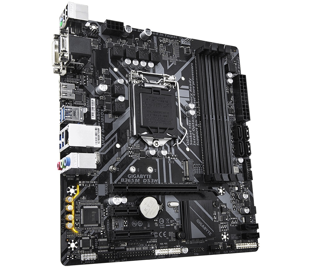 Дънна платка Gigabyte B365M DS3H