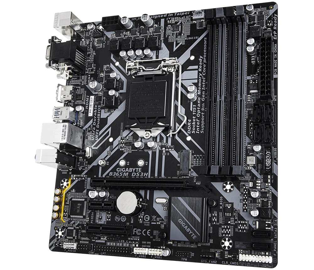 Дънна платка Gigabyte B365M DS3H