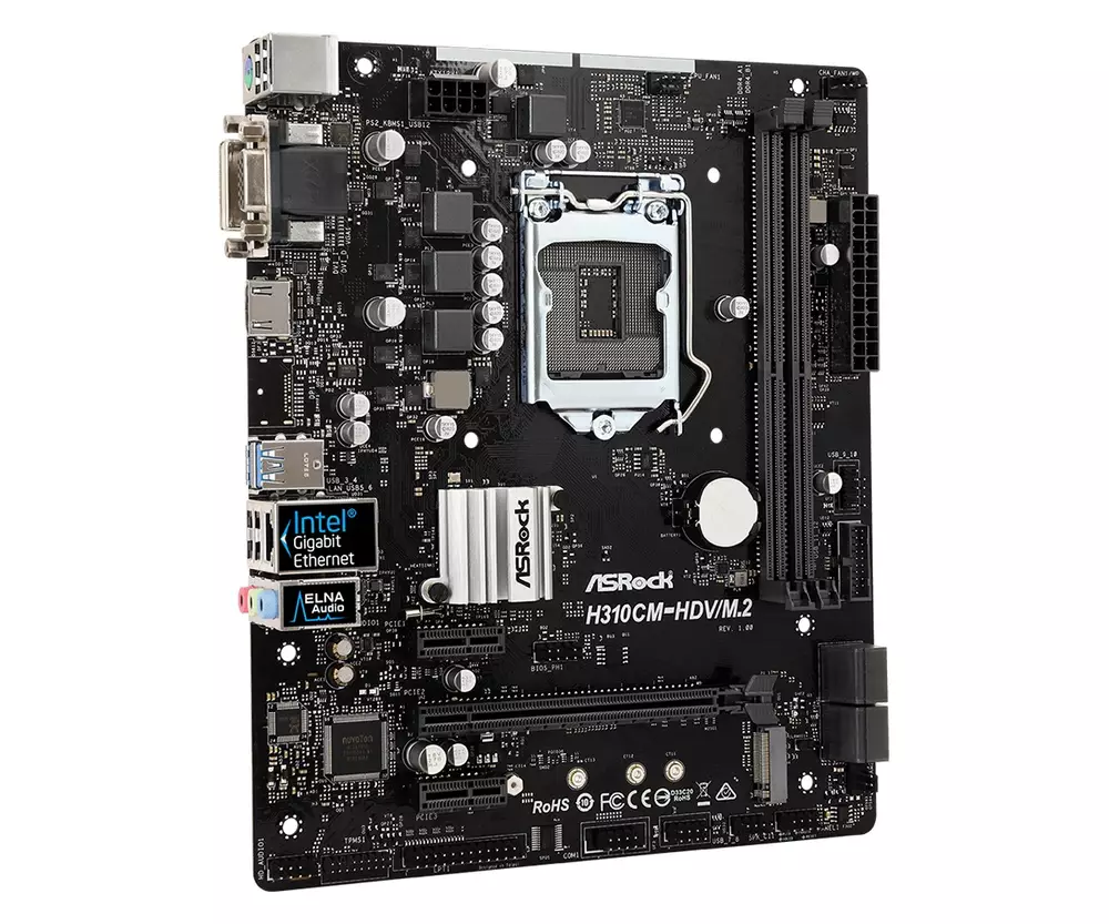 Дънна платка ASROCK H310CM-HDV/M 2