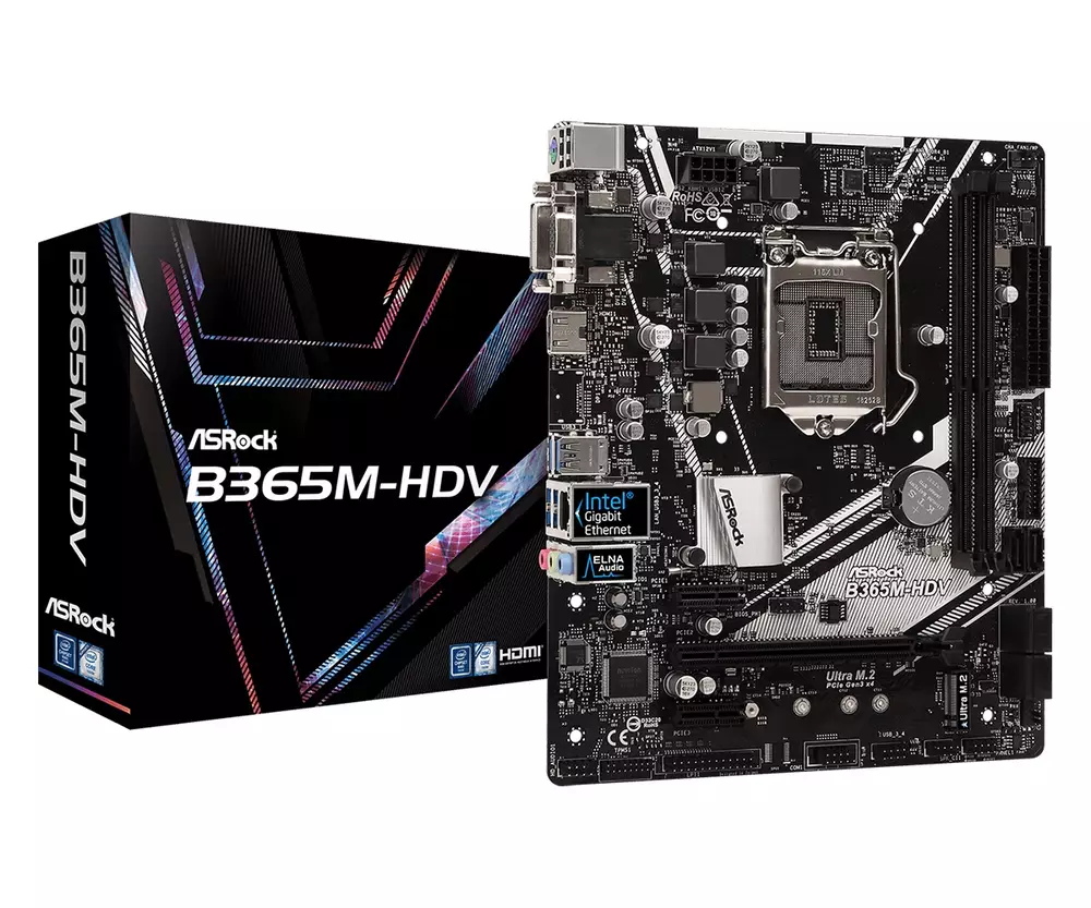 Дънна платка ASROCK B365M-HDV