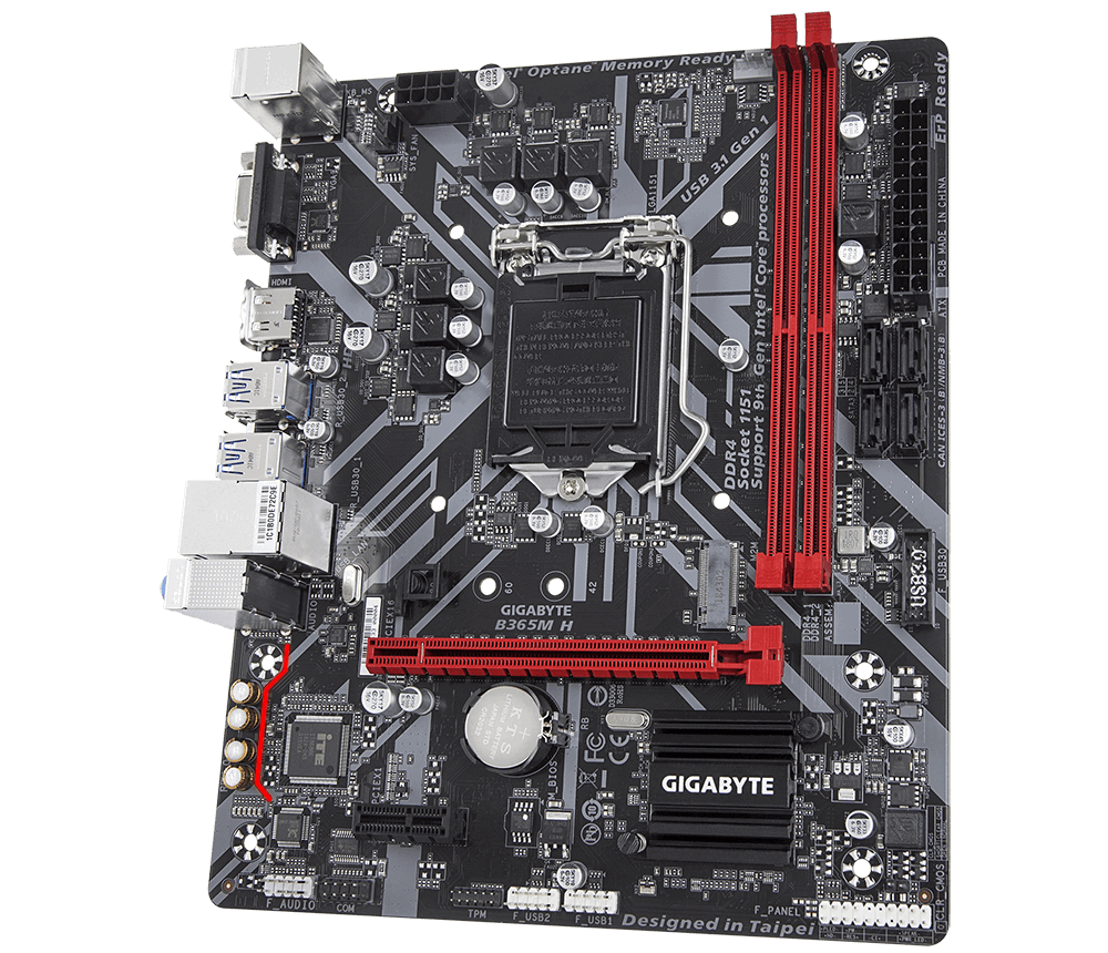 Дънна платка Gigabyte B365M H