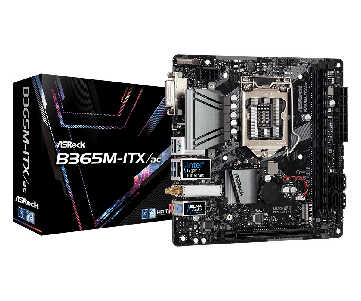 Дънна платка ASROCK B365M-ITX/AC