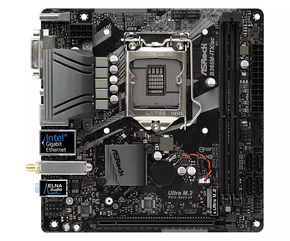 Дънна платка ASROCK B365M-ITX/AC
