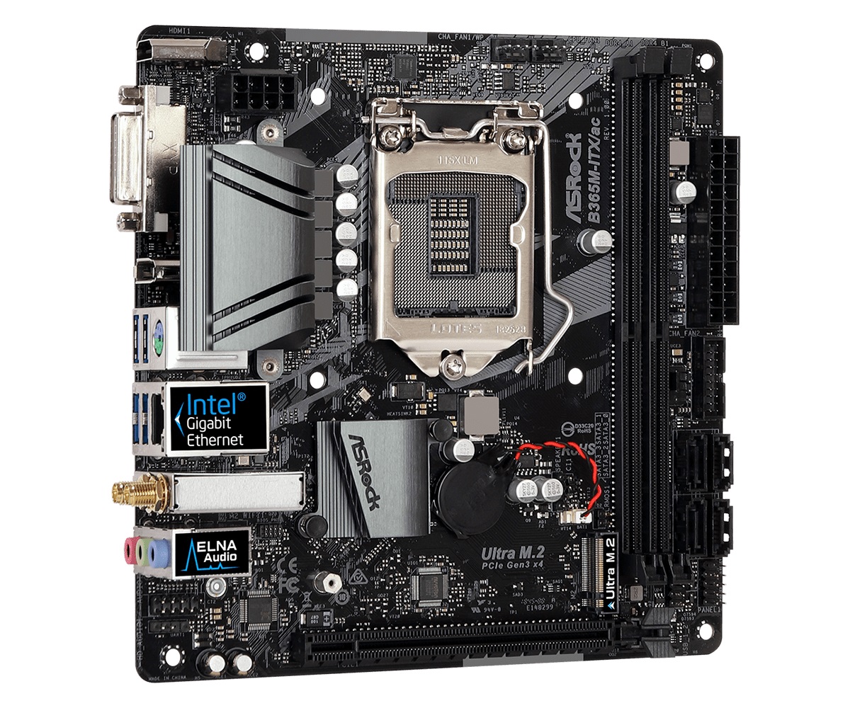 Дънна платка ASROCK B365M-ITX/AC