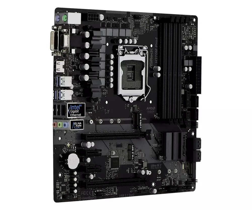 Дънна платка ASROCK H370M PRO 4