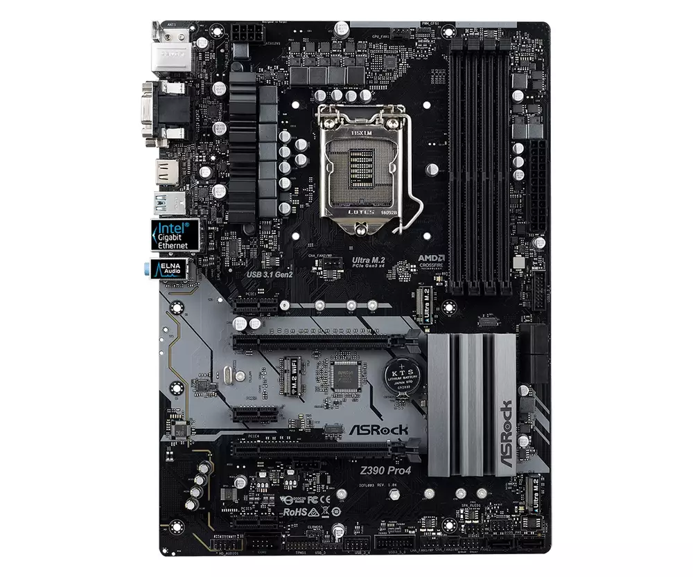 Дънна платка ASROCK Z390 PRO4