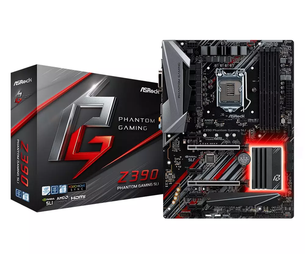 Дънна платка ASROCK Z390 PHANTOM GAMING SLI