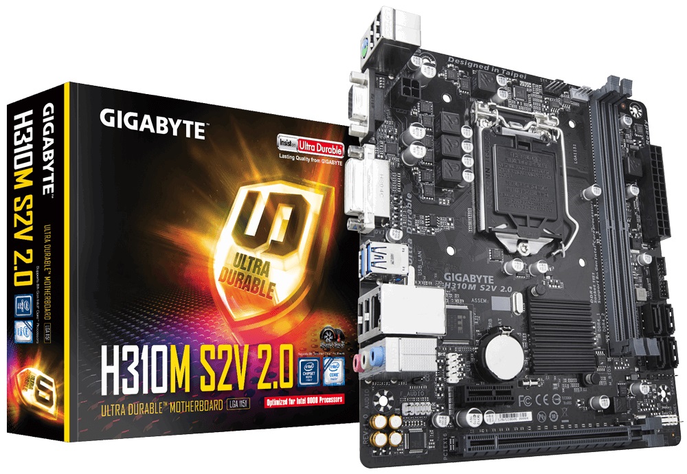 Дънна платка Gigabyte H310M S2V  2.0