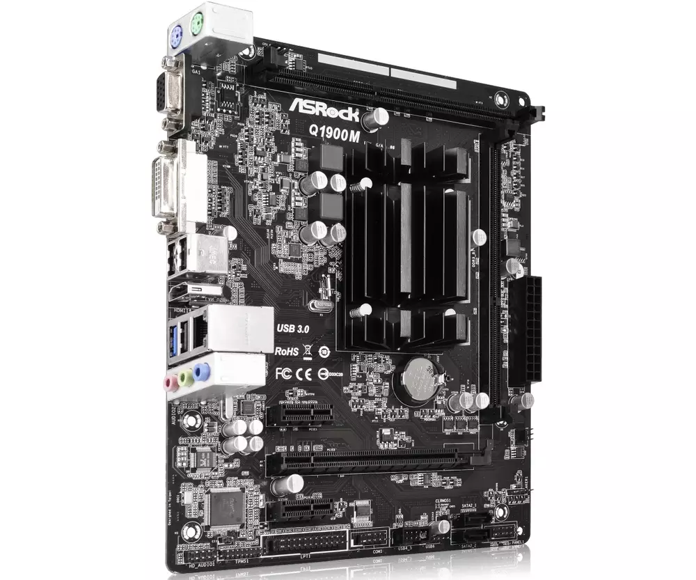 Дънна платка ASROCK Q1900M, Intel Quad-Core Processor J1900