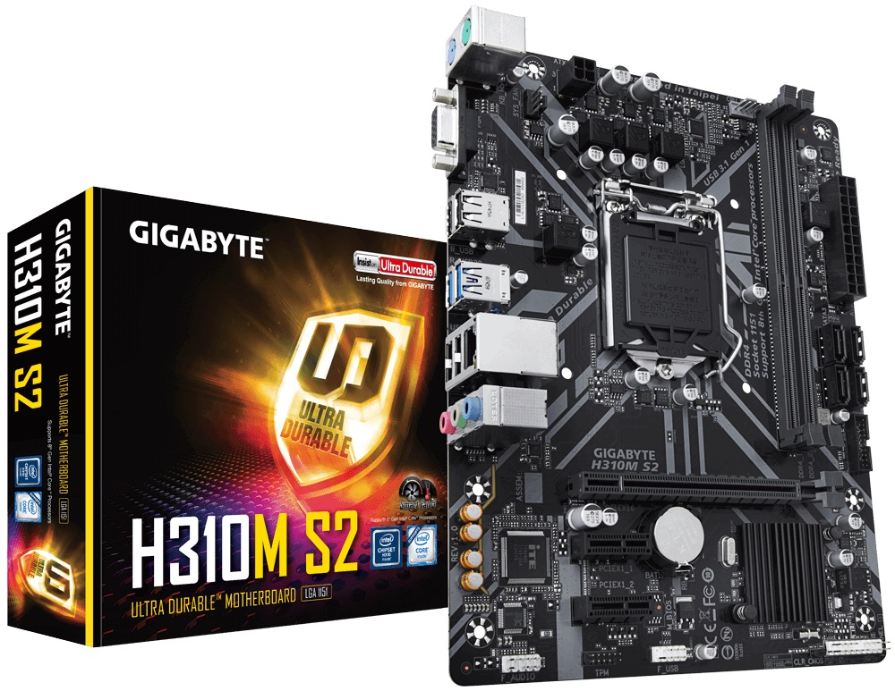 Дънна платка Gigabyte H310M S2
