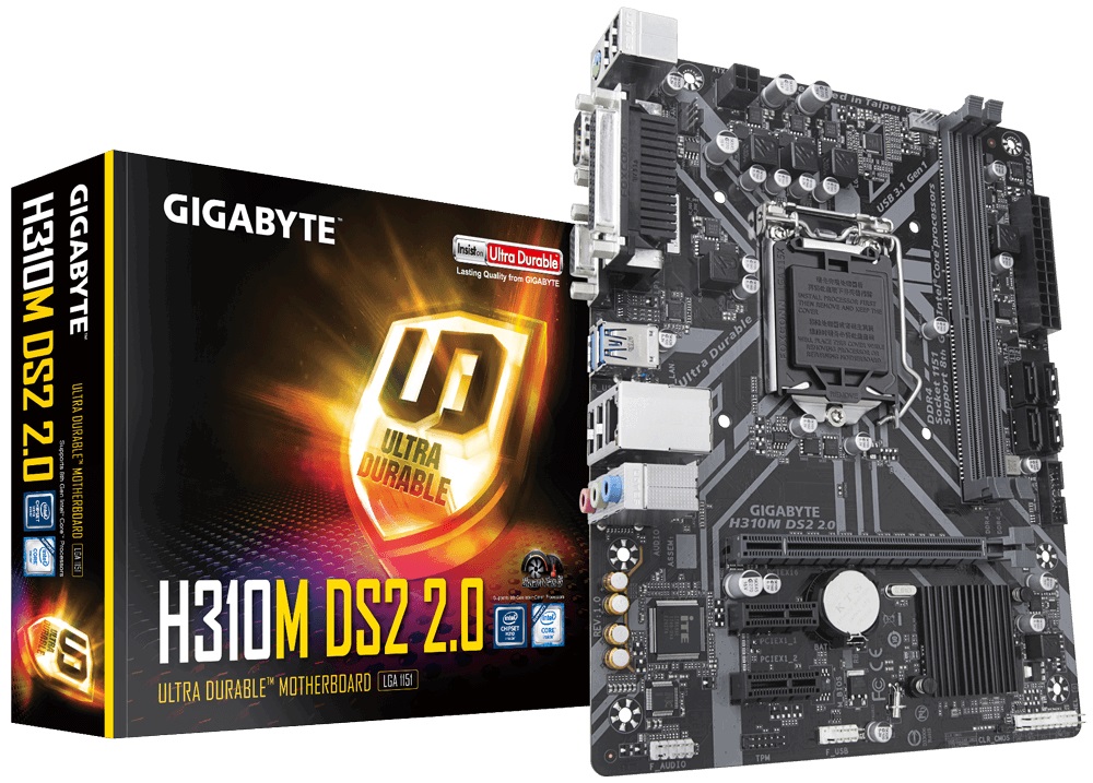Дънна платка Gigabyte H310M DS2 2.0
