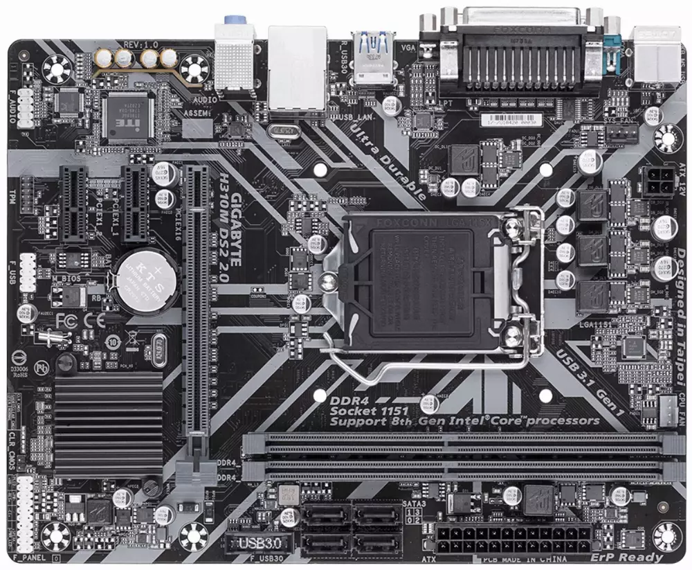 Дънна платка Gigabyte H310M DS2 2.0