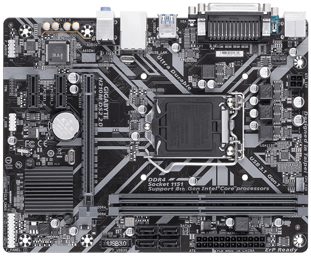 Дънна платка Gigabyte H310M DS2 2.0