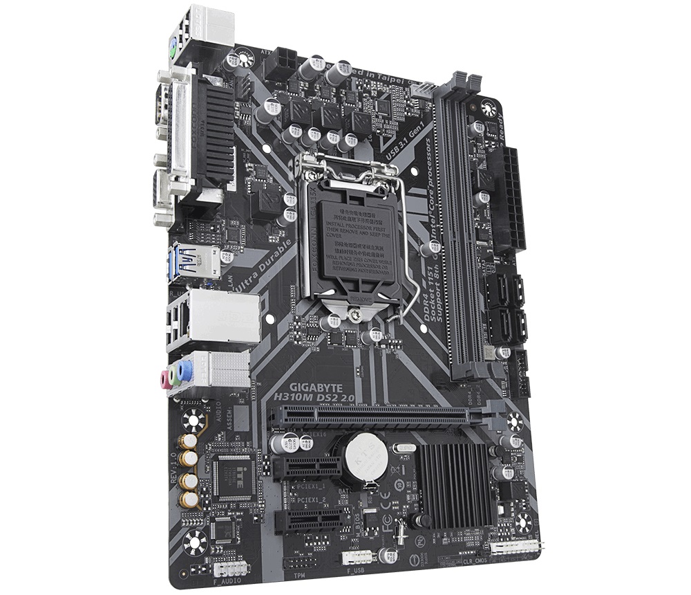 Дънна платка Gigabyte H310M DS2 2.0