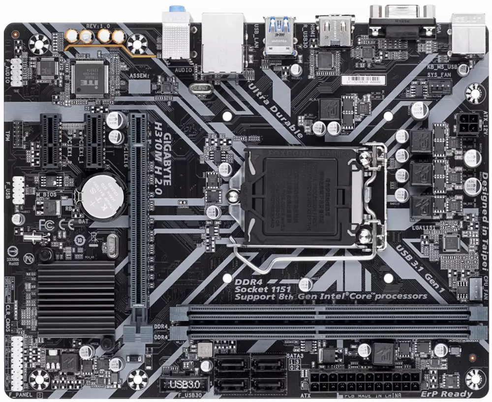 Дънна платка Gigabyte H310M H 2.0