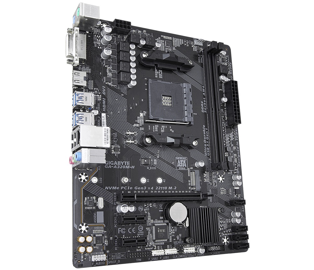 Дънна платка Gigabyte A320M-H 1.1