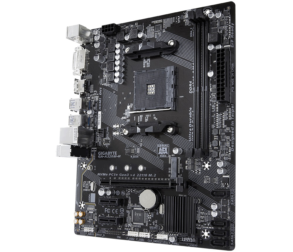 Дънна платка Gigabyte A320M-H 1.1