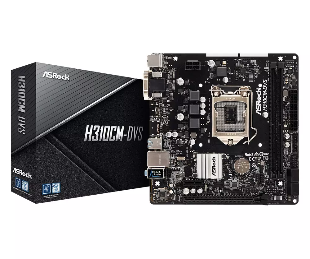 Дънна платка ASRock H310CM-DVS