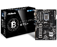 Дънна платка ASRock H110 PRO BTC+