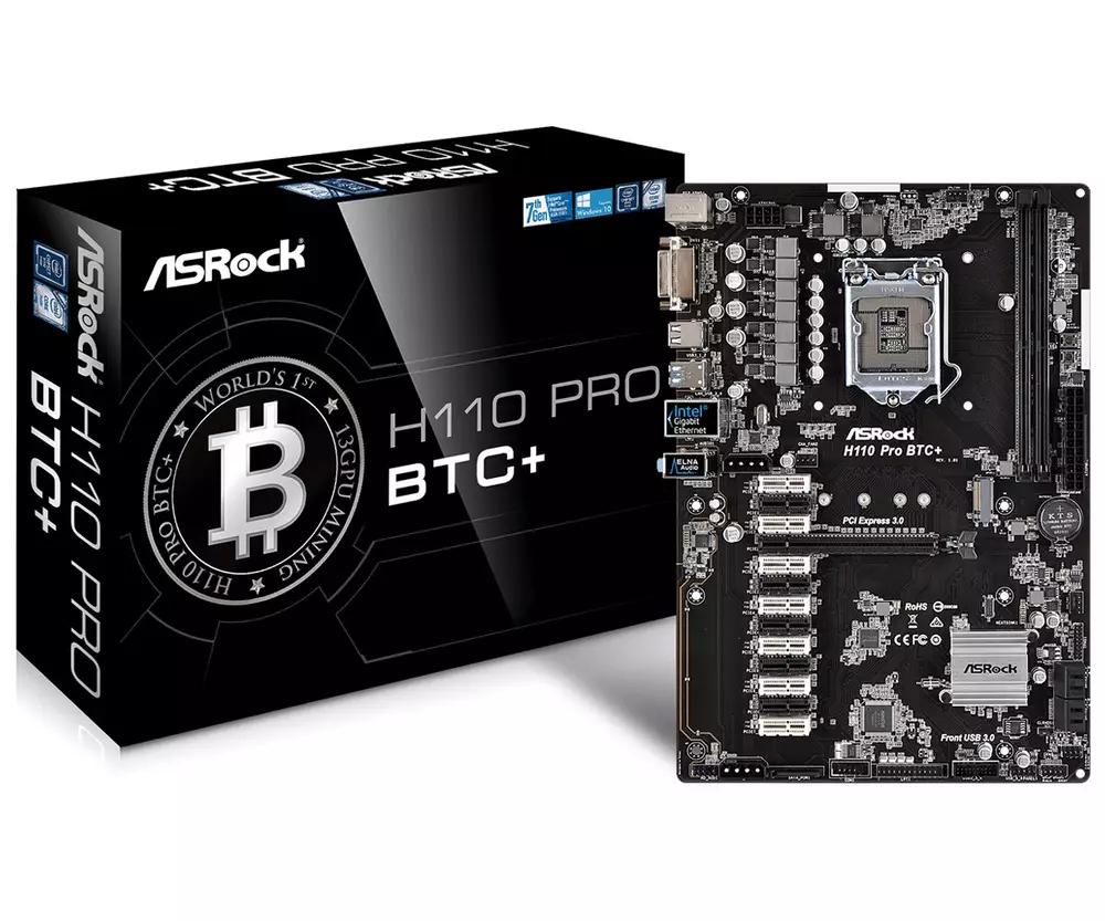 Μητρική πλακέτα ASRock H110 PRO BTC+