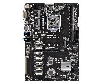 Дънна платка ASRock H110 PRO BTC+