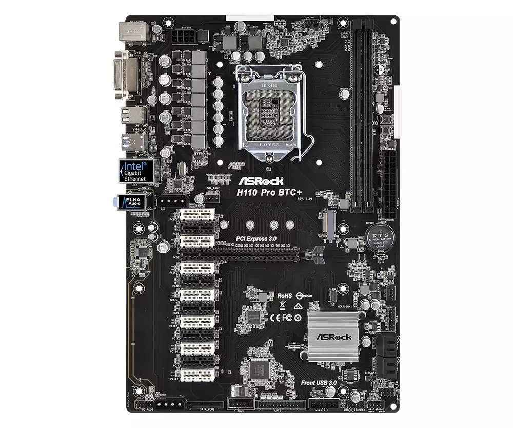 Μητρική πλακέτα ASRock H110 PRO BTC+
