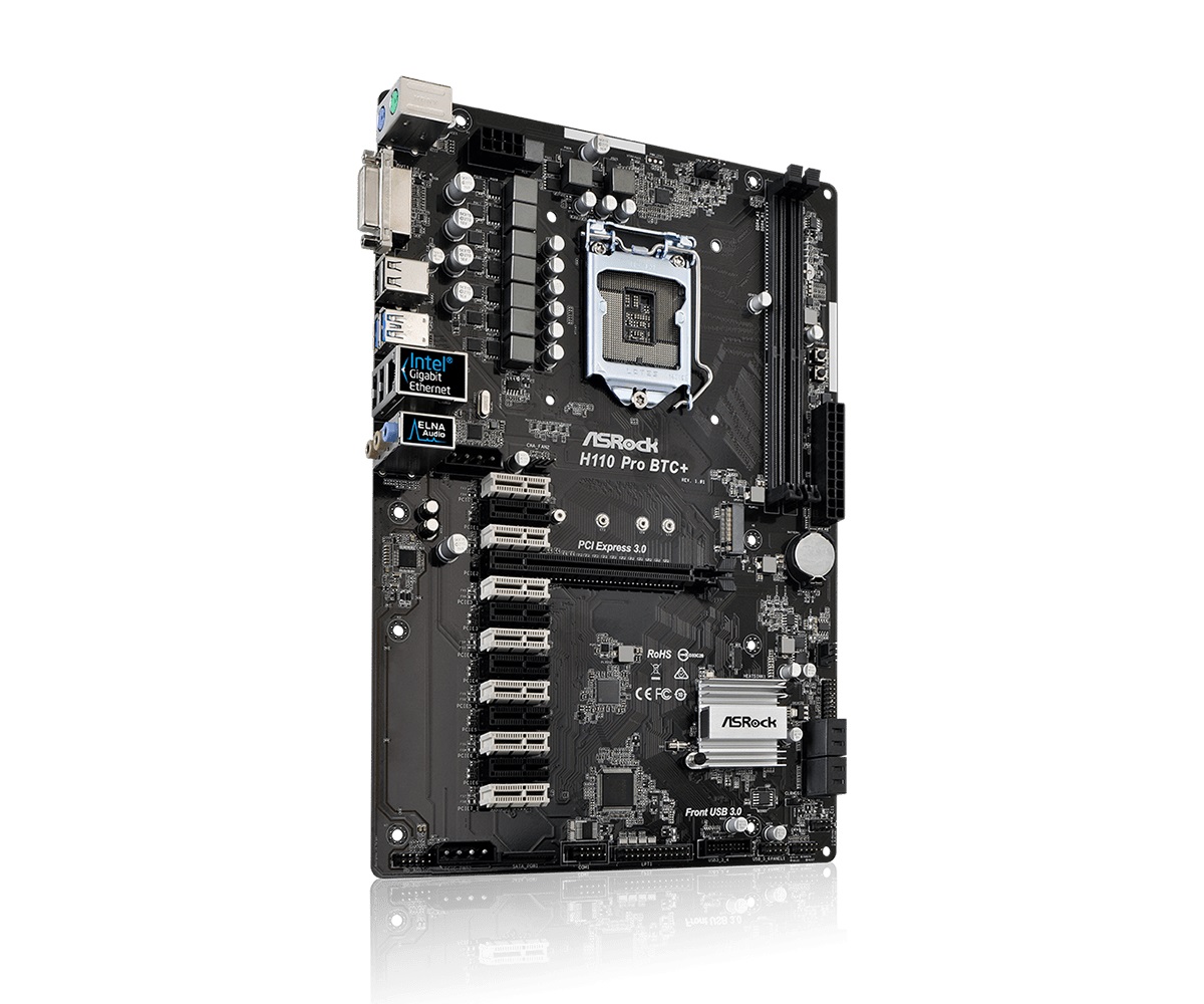 Μητρική πλακέτα ASRock H110 PRO BTC+