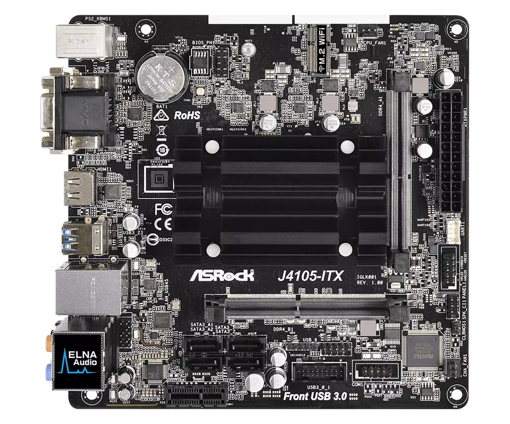 Дънна платка ASRock Intel Quad-Core Processor J4105-ITX