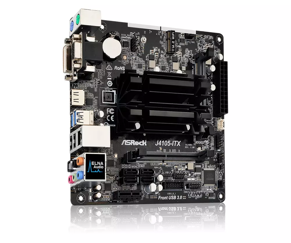 Дънна платка ASRock Intel Quad-Core Processor J4105-ITX