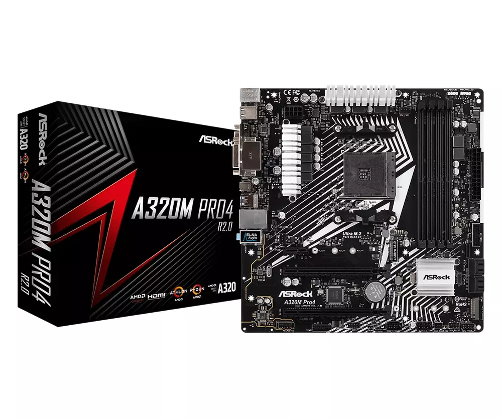 Дънна платка ASROCK A320M PRO4 R2.0