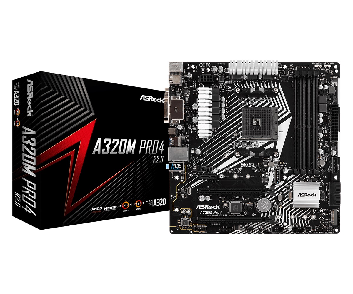 Дънна платка ASROCK A320M PRO4 R2.0
